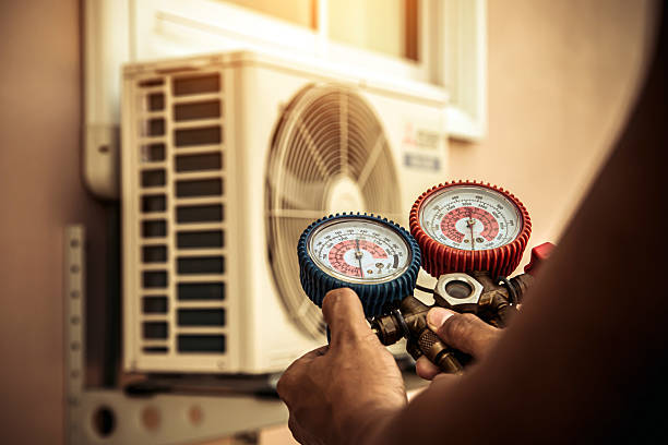 Professional Hvac technician working in Cassville, WV